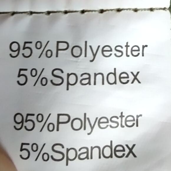 Grace Karin Cropped High Waisted Cropped Paper Bag Pants Size L Khaki Green - Picture 15 of 15